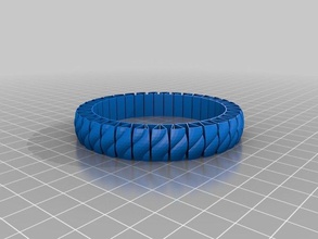 corded stretchlet bracelet bracelets customized 3d print model - Mito3D