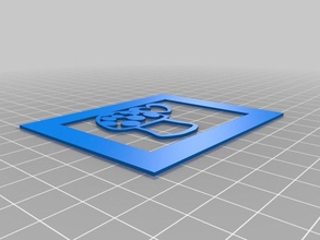 shroom-Herz-Schablone tools angepasst 3d print model - Mito3D
