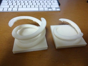 Doppel-helix-Modell Kunst 3d print model - Mito3D
