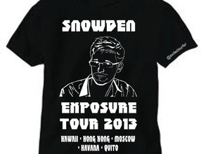 snowden exposure tour 2013 t-shirt 2d art 3d print model - Mito3D