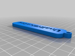 unall&oslashcated key tag keychains 3d print model - Mito3D