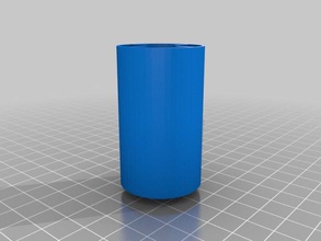 aa battery d-cell adapter household 3d print model - Mito3D