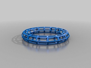 anillo poliedros anel de poliedro decoração 3d print model - Mito3D
