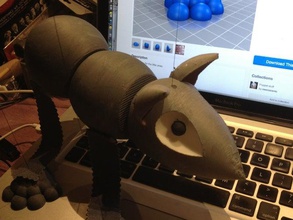 los animales de la marioneta mecánica juguetes títere teatro títeres 3d print model - Mito3D