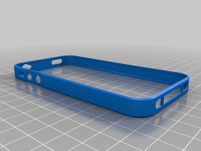 iphone 4s bumper flexpla mobile case protection 3d print model - Mito3D