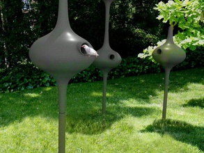 lovis topluluk sistemi evcil hayvan kuş evi 3d print model - Mito3D