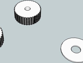 las poleas otros temporización de la polea actualización 3d print model - Mito3D