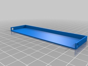 pill box lid 2 rows 15x15x14 containers customized 3d print model - Mito3D