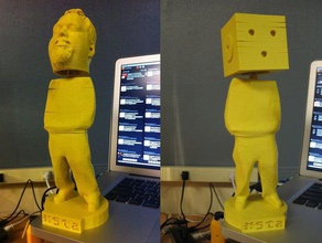 bobblehead sta other gangsta mashup snapfit featured openscad parametric 3d print model - Mito3D