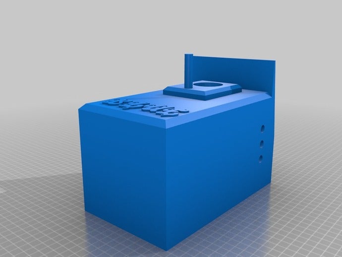 oriental blue bird house ao ar livre jardim personalizado 3D print model - Mito3D