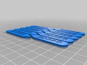 mi personalizados personalizado collar de la estancia accesorios 3d print model - Mito3D