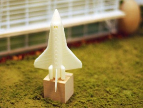 space shuttle altri ge airshow la nasa 3d print model - Mito3D