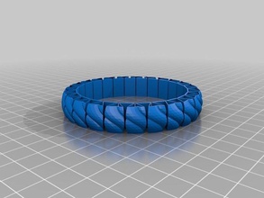 5 band stretchlet bracelet bracelets customized 3d print model - Mito3D