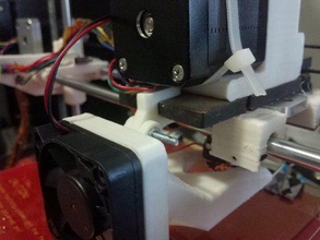 alternativo montagem de ventilador budaschnozzle duto 3d a impressora acessórios 3d print model - Mito3D