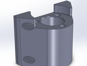 lulzbot taz änderung verwenden mendel max acme z-Schrauben 3d Drucker Teile 3d print model - Mito3D