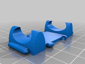 iki bağlantı uydurma fitbit araçlar sağlık izle bileklik 3d print model - Mito3D