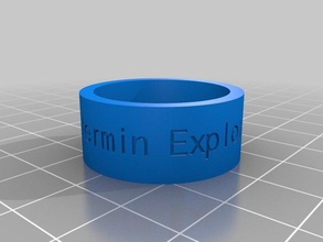 vermin explorer scout woggle rings customized 3d print model - Mito3D