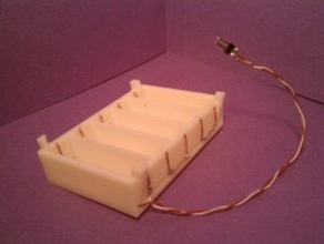 5 aa cella impilabile pack altri arduino batteria box l'elettronica utile 3d print model - Mito3D