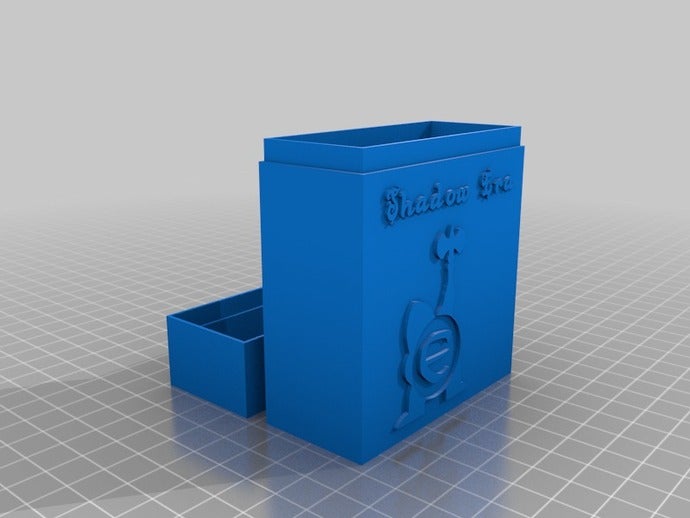 spe shadow era card case office customized 3D print model - Mito3D