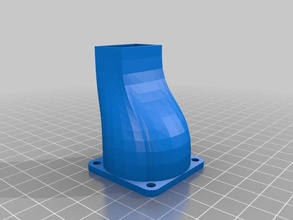foxy fan-duct-generic-Kanal 40mm-Lüfter 3d Drucker - Zubehör mendelmax skp 3d print model - Mito3D