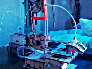printrbot jr bowden shaft mount 3d printer parts 3d print model - Mito3D