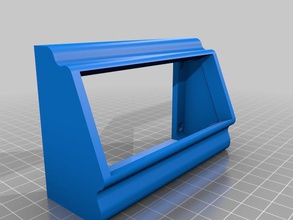 lcd Gehäuse cubevector andere Halter lcd-display 3d print model - Mito3D