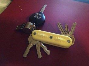 İsviçre anahtarı bıçak çift yıldız ordu Anahtarlık anahtarlar 3d print model - Mito3D