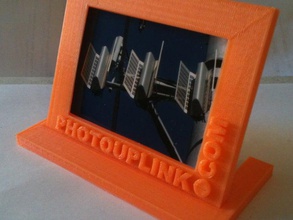 photouplinkcom 3d printed picture frame 1 stand decor printable printrbot jr wallet 3d print model - Mito3D