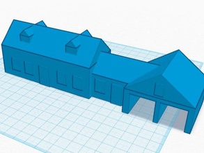 cape cod de la maison des bâtiments structures 3d print model - Mito3D