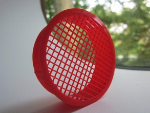 round soffit vent replacement parts eave screen 3d print model - Mito3D