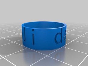chloe alcock- silver- tarcben mcnutt rings customized 3d print model - Mito3D