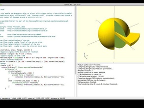 pie slice openscad-Bibliothek andere - Modul script Keil 3d print model - Mito3D