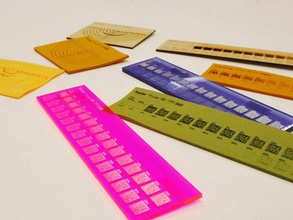 sample book template laser cutter flabo diy 3d print model - Mito3D