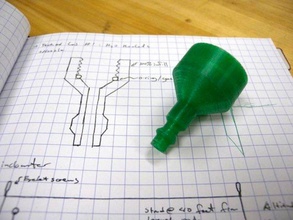 garrafa de água foguete kit engenharia Impressora 3d educação divertido laser makerspace 3d print model - Mito3D