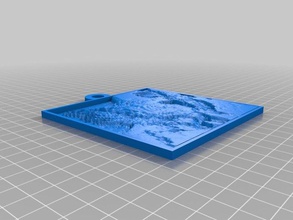 alduin lithopane 2d a arte personalizado 3d print model - Mito3D