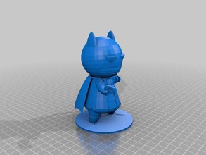 batman sahne koca kafa cabezon superheroe 3d print model - Mito3D