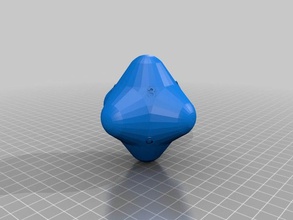8-way dice 0-to-7 3d print model - Mito3D
