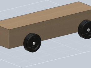 pinewood derby modelo de bloco brinquedos jogos escoteiro carro raça 3d print model - Mito3D