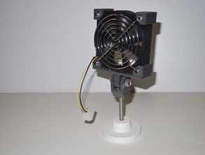 computer fan table stand other 925mm cooling 3d print model - Mito3D