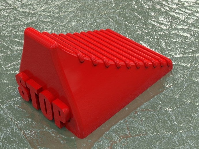 basit kapı durdurucu ev malzemeleri 3D print model - Mito3D