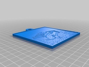 mustang 2d art personalizado 3d print model - Mito3D