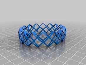 mince quad-bracelet les bracelets personnalisé 3d print model - Mito3D
