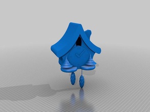 cuco birdhouse ao ar livre jardim 3d print model - Mito3D