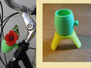 mini pot bicycle home other 3d print model - Mito3D