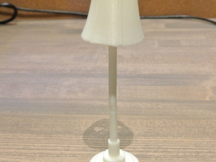 mini lámpara de piso modelo muebles 3D print model - Mito3D