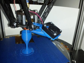 rostock max fan shroud 3d printer accessories 3d print model - Mito3D