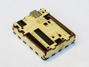 arduino pocket uno electronics laser mdf plywood 3d print model - Mito3D