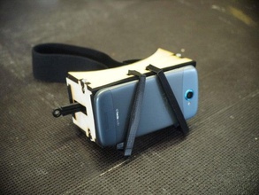 opendive lasercut vr lunettes de android mobile téléphone la réalité virtuelle 3d print model - Mito3D