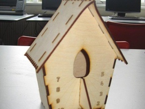 cuckoo birdhouse sundial other 3d print model - Mito3D