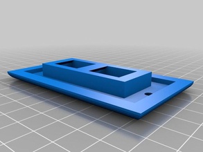 küçük jack iki yüz tabak mümkün ev duvar tabağı 3d print model - Mito3D